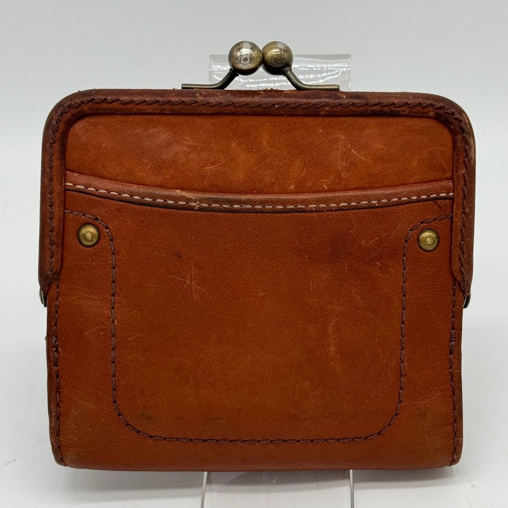 Vintage COACH Legacy Leather Turnlock Kisslock French Purse Wallet Tan 65th Anni - Picture 3 of 16